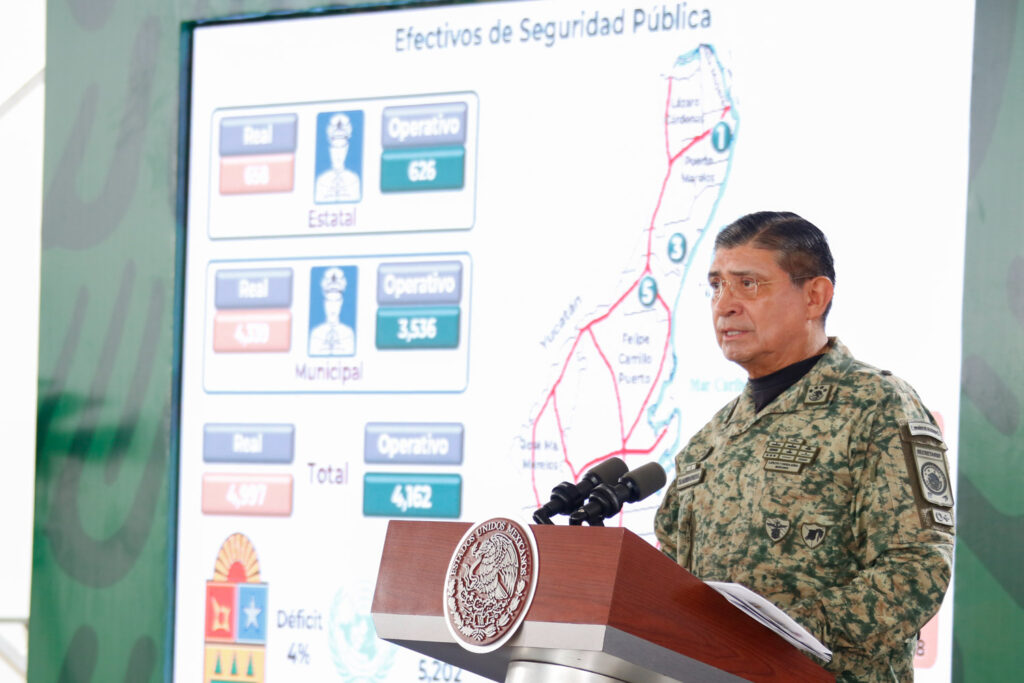 Plan de Seguridad Integral Tren Maya incorporará 3 mil 200 elementos de GN en Quintana Roo