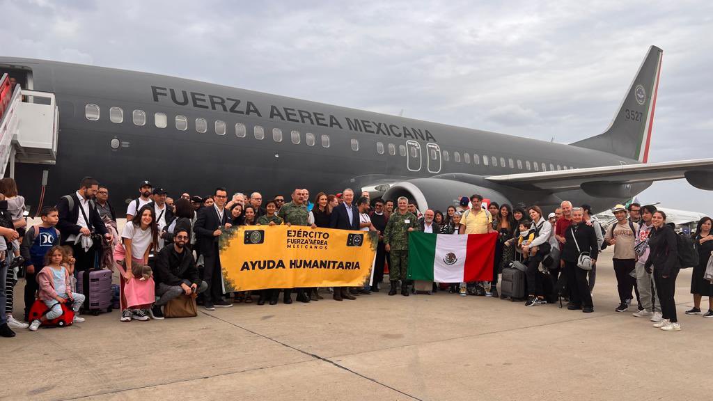 México ha repatriado a 720 connacionales desde Israel, informa AMLO tras establecer puente aéreo