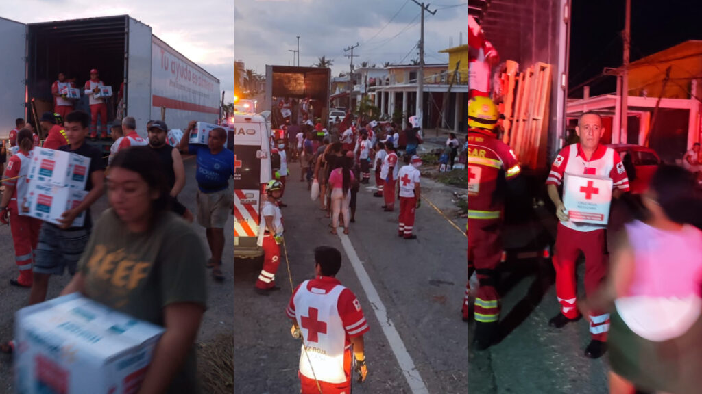 Cruz Roja entregó 75 toneladas de ayuda humanitaria para afectados en Acapulco