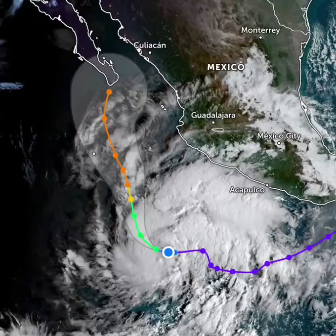 Tormenta Norma podría convertirse en huracán antes de llegar a Los Cabos
