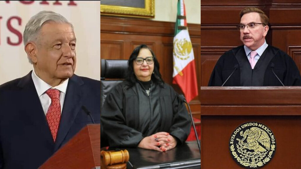 AMLO arremete contra ministros Piña y Laynez por fideicomisos del Poder Judicial