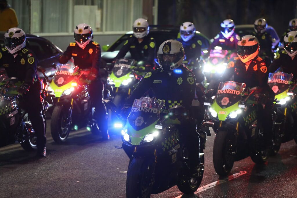 Policía CDMX entregó 71 nuevas moto patrullas para Alcaldía Benito Juárez
