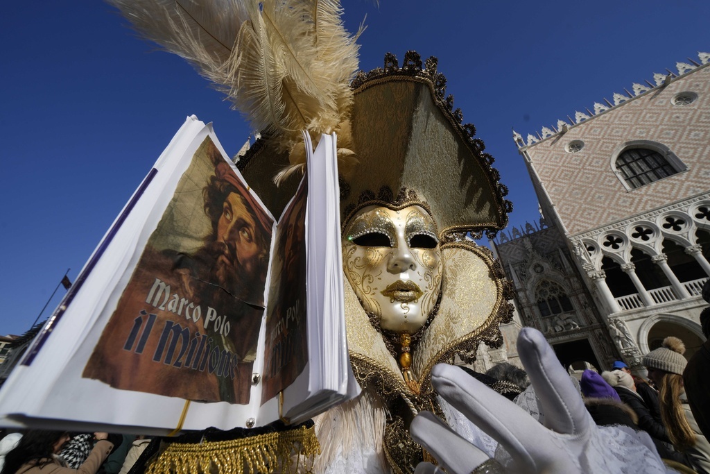 Fotos: El Carnaval de Venecia homenajea a Marco Polo en el 700 aniversario de su muerte