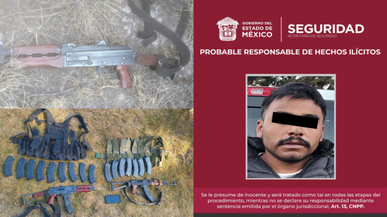Tras ataque armado detienen a tres de La Familia Michoacana en Tenango del Valle