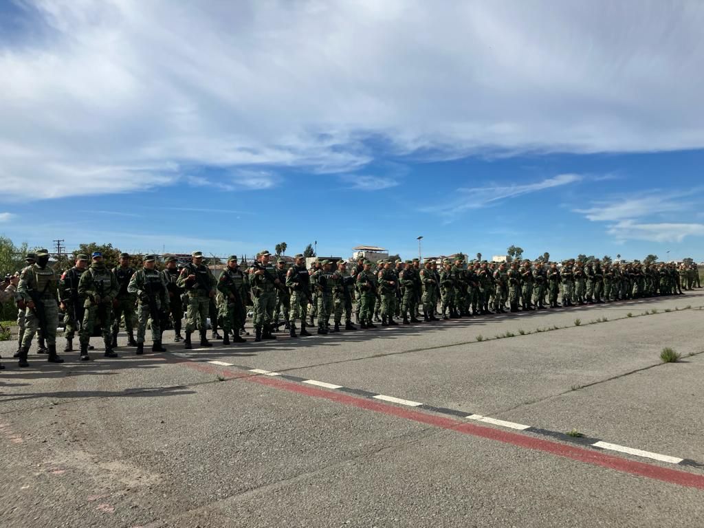 250 militares de SEDENA arriban a BC para reforzar seguridad