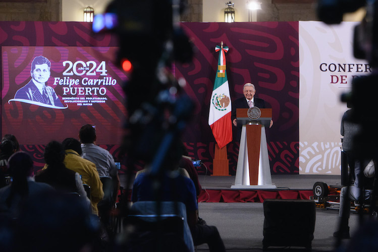 Mañanera se convierte en seminario de historia de México durante campañas, anuncia AMLO