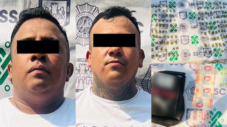 Policía CDMX detuvo a dos integrantes de La Unión Tepito