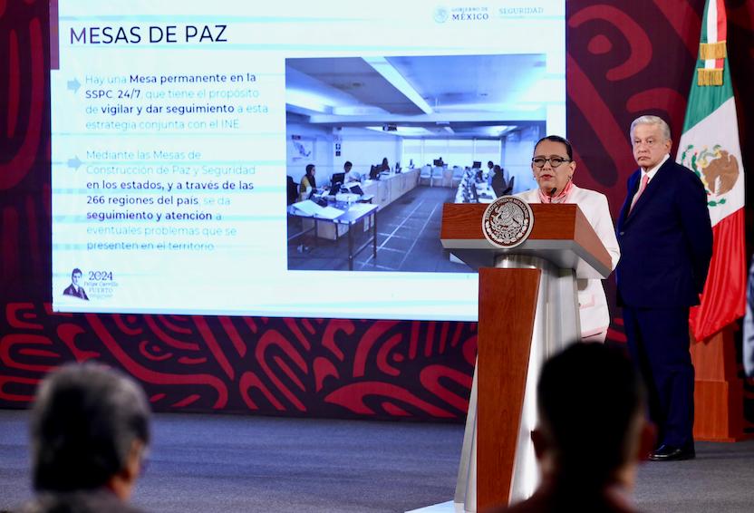 SSPC ha recibido 23 solicitudes de protección a candidatos a elección popular: Rosa Ícela Rodríguez