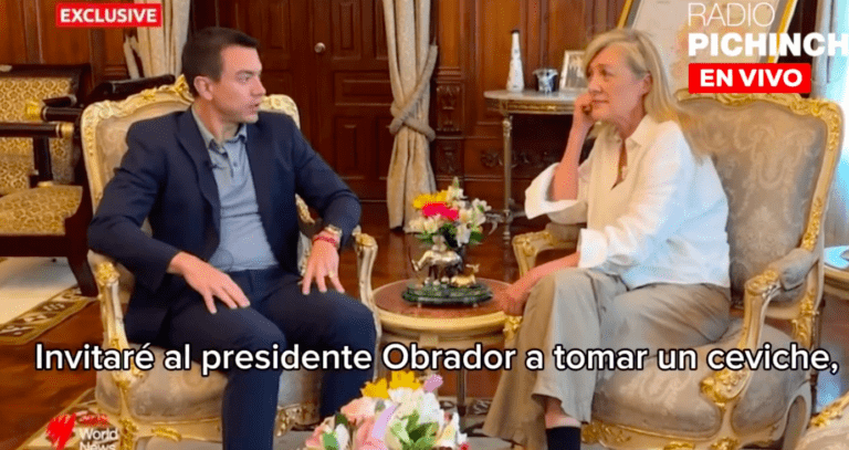 Daniel Noboa invita ceviche y tacos a AMLO para solucionar crisis México-Ecuador