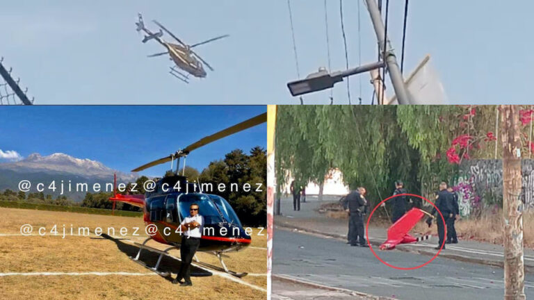 Ellos eran los pasajeros del helicóptero que cayó en Coyoacán