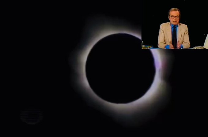 Así anunció Jacobo Zabludovsky en 1991 el eclipse del próximo 8 de abril (Video)