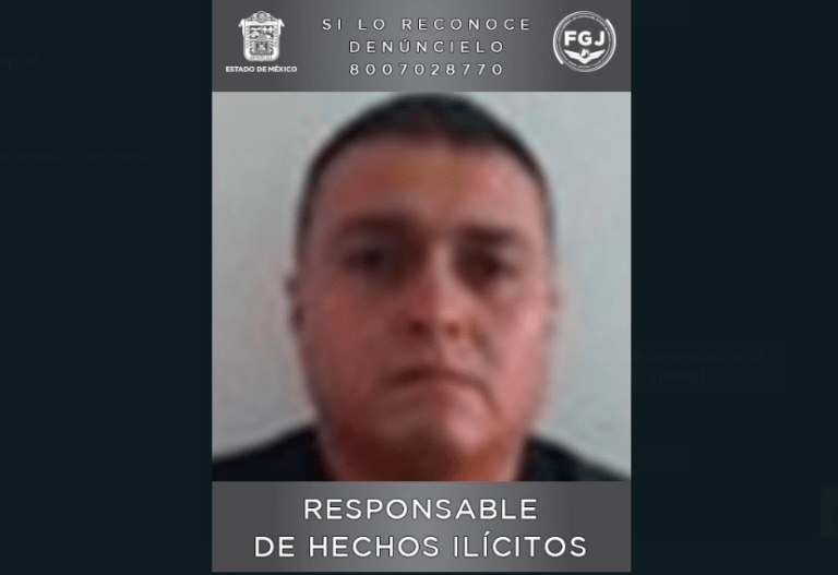 Tribunal condena a 50 años de prisión a secuestrador en Valle de Chalco