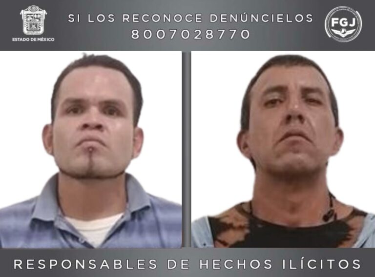 Por robar con violencia a transporte público dan 30 años de prisión a dos asaltantes en Tlalnepantla