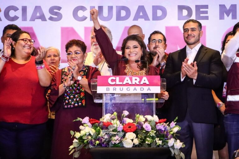 Clara Brugada virtual ganadora de la Jefatura de Gobierno de CDMX en competida elección frente a Taboada